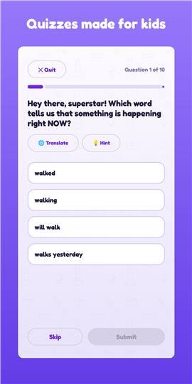 A quiz question